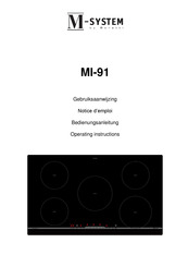 BORETTI M-System MI-91 Gebruiksaanwijzing