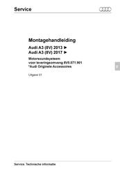 Audi 8V0.071.901 Montagehandleiding