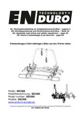 Enduro SD260 Montagehandleiding En Veiligheidsvoorschriften