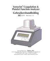 Sienco SCP1 Gebruikershandleiding