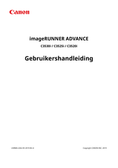 Canon imageRUNNER ADVANCE C3530i Gebruikershandleiding