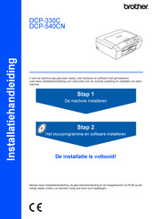 Brother DCP-330C Installatiehandleiding