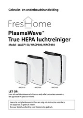 Winix FresHome PlasmaWave WACP150 Gebruikers- En Onderhoudshandleiding