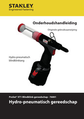 Stanley ProSet XT1 Onderhoudshandleiding