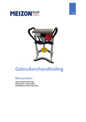 Euroboor MEIZON MB-2019-E18 Gebruikershandleiding