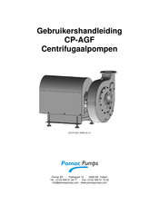 Pomac Pumps CP-AGF Gebruikershandleiding