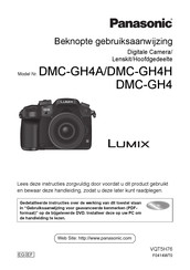 Panasonic Lumix DMC-GH4 Gebruiksaanwijzing