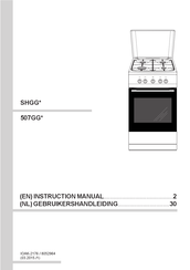 Amica SHGG Series Gebruikershandleiding