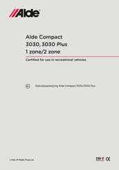 Alde Compact 3030 Plus Gebruiksaanwijzing