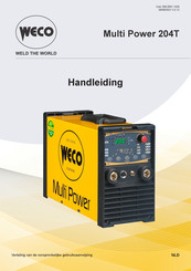 Weco Multi Power 204T Handleiding