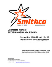 Smithco 100413 Bedieningshandleiding