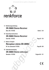 Renkforce SR-2000U Gebruiksaanwijzing