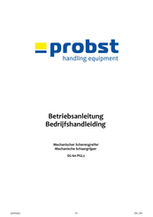 probst SG-60-PGL2 Bedrijfshandleiding