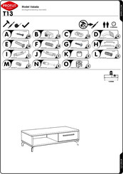 Profijt Meubel Valada T13 Montagehandleiding