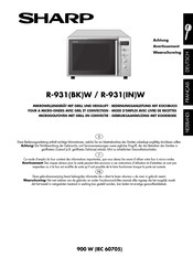 Sharp R-931BKW Gebruiksaanwijzing En Kooktips