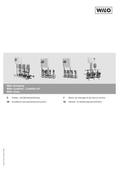 Wilo Wilo-Comfort Inbouw- En Bedieningsvoorschriften