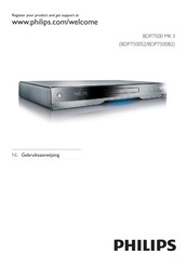 Philips BDP7500B2 Gebruiksaanwijzing