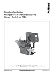 ProMinent 1 Controltype S1Cb Series Gebruikershandleiding