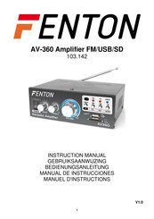 Fenton 103.142 Gebruiksaanwijzing