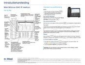 Mitel MiVoice 6940 Introductiehandleiding