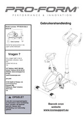 Pro-Form PFIVEX51032.0 Gebruikershandleiding