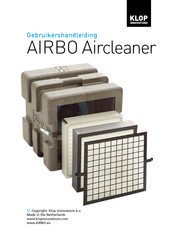 KLOP INNOVATIONS AIRBO Aircleaner Gebruikershandleiding