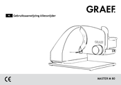 Graef MASTER M 80 Gebruiksaanwijzing