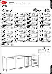 Profijt Meubel Valada DR6 Montagehandleiding