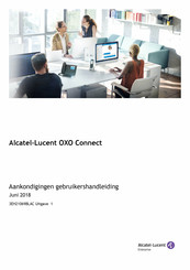 Alcatel Lucent OXO Connect Gebruikershandleiding