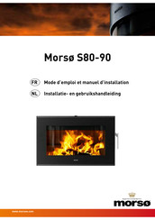 Morso S80-90 Installatie En Gebruikshandleiding