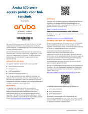 Aruba AP-574 Startgids