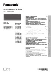 Panasonic CU-Z35XKE Handleiding