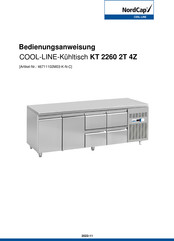 Nordcap COOL-LINE KT 2260 2T 4Z Gebruiksaanwijzing