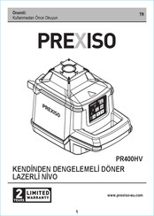 Prexiso PR400HV Handleiding