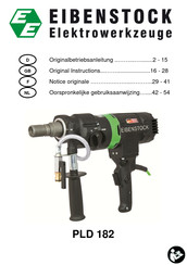 EIBENSTOCK PLD 182 Oorspronkelijke Gebruiksaanwijzing