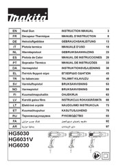 Makita HG6030 Gebruiksaanwijzing