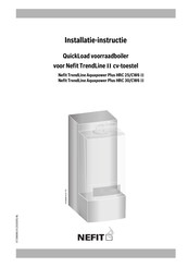 Bosch Nefit TrendLine AquaPower Plus HRC 30/CW6 II Installatie-Instructie