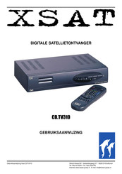 XSAT CD.TV310 Gebruiksaanwijzing