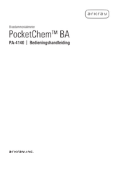 Arkray PocketChem BA PA-4140 Bedieningshandleiding