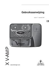 Behringer X V-AMP Gebruiksaanwijzing