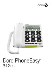 Doro PhoneEasy 312cs Handleiding