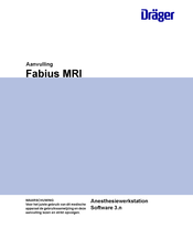 Dräger Fabius MRI Aanvullingsdocument
