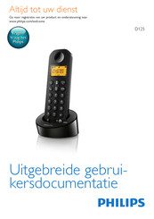 Philips D125 Uitgebreide Gebruikersdocumentatie