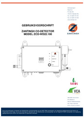 ZANTINGH ZCO-WD22.100 Handleiding