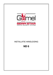 GEMEL Serpi Star ND 6 Installatiehandleiding