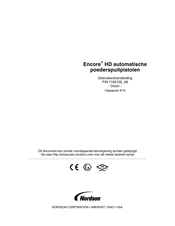 Nordson Encore HD Gebruikershandleiding