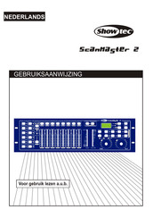 SHOWTEC ScanMaster 3 Gebruiksaanwijzing