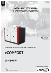 Lennox eCOMFORT 110D Onderhoudshandleiding