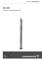 Grundfos SQE Series Installatie- En Bedieningsinstructies