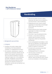 Itho Daalderop I-WPV MODULE MONO Handleiding